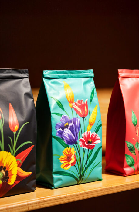 coffee-bean-packages-with-floral-designs